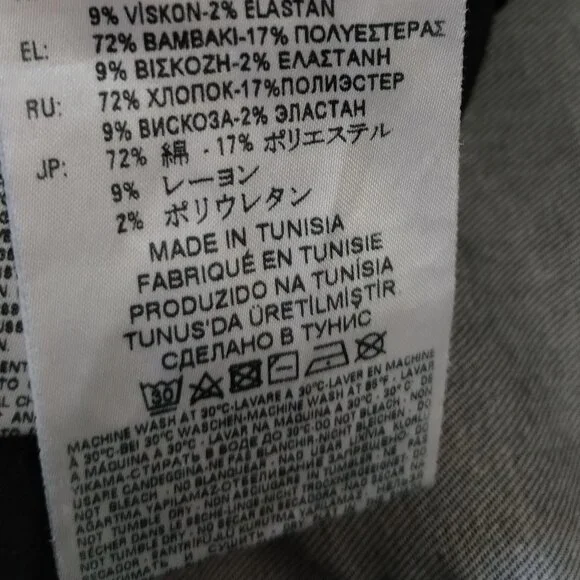 Diesel Thommer Slim Skinny Grey Jeans Size 31 x 32 - Picture 10 of 12